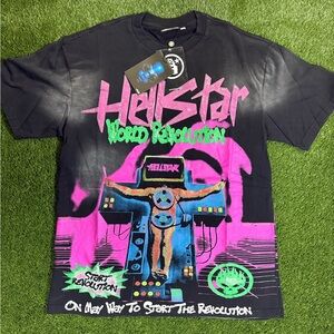 Hellstar Black Graphic Tee